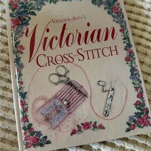 Vanessa-Ann's Victorian Cross Stitch Book - Pink Floral Cover